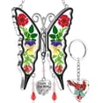 thumbnail image 1 of Adorno colgante KY&BOSAM con forma de mariposa y colgante con la inscripción «I Love You Mom», 1 of 9