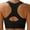 Black, variant on MINTREUS Racerback Sports Bras for Women - Padded Seamless Support Bra for Yoga Gym Workout Fitness