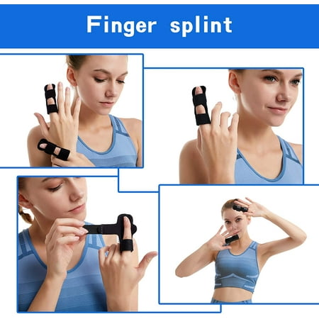 Trigger Finger Splints Finger Brace For Broken Finger Finger Knuckle Immobilization For Arthritis Pain Sport Injuries Basketball Baseball Bowling Breathable Adult Walmart Canada