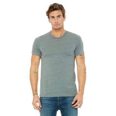 Bella   Canvas Unisex Jersey Short Sleeve Tee , 3001CVC , Deep Heather , Medium