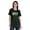 Heather Dark Green, variant on Inkmeso WoMen's Vaccinated But Still Stay Away From Me Funny Pro Vaccine T-Shirt