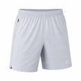 thumbnail image 2 of Short Deportivo Wilson para Hombre Run Zip Color Gris Claro Talla M, 2 of 4