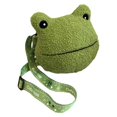 thumbnail image 2 of Bolso bandolera ligero con diseño de rana y cremallera para mujer verde, 2 of 9