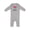 AC-Heather Grey, variant on I'm One in a Melon Cute Smiling Watermelon Baby Romper Coveralls