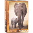 thumbnail image 1 of Rompecabezas EuroGraphics Elefante y Cría 1000 Piezas, 1 of 3