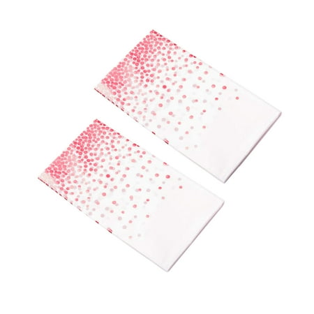 

NEGJ Tablecloths Gold Dot Disposable Tablecloths Dot Table Cover 2PC