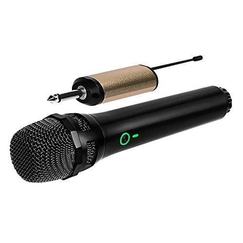 ankuka wireless dynamic microphone, uhf cordless microphone system with