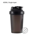 thumbnail image 1 of Botella mezcladora de 3 capas para mezclar proteínas, vaso para agua para deportes y fitness, botellas de agua de plástico a escala de 550 ml con caja para medicamentos, 1 of 6