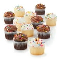 thumbnail image 4 of Freshness Guaranteed Vanilla & Chocolate Mini Cupcakes, 10 oz, 12 Count, 4 of 9