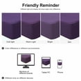 thumbnail image 7 of REGALWOVEN 15" Large Pocket Bottom Sheets 200TC Cotton Fitted Sheet Breathable Durable Queen Dark Purple, 7 of 7