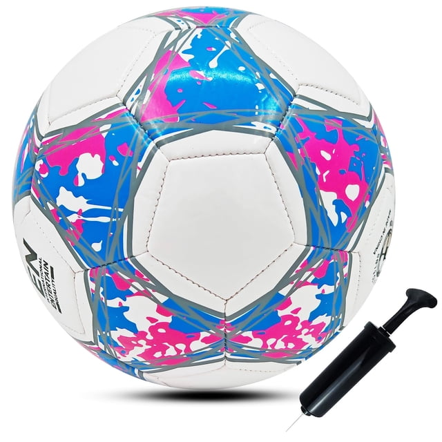 Balón de fútbol ABAJI Tamaño 3, 4, 5 de cuero PU con aguja para inflador
