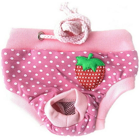 KMYY Female Pet Dog Puppy Diaper Pants Physiological Sanitary Short Panty Nappy Underwear M/L/XL