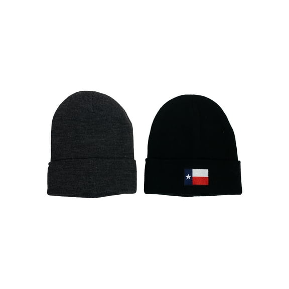 Men's Berkshire Beanie Style Hats, 2- Pack, One Size