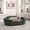 Olive Green#1, variant on Orthopedic Dog Bed, OVERSIZED Size Oval Semi-Enclosed Dog Sofa - Durable Linen Material, Button-Tufted Backrest, High-Center Low-Sides Support & Plush Comfort-Dark Gray, Dark Gray Dog Bed,Cat Bed