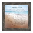 thumbnail image 2 of Cuadro mural Crossroads Home Decor con huellas en la arena, 25 x 25 cm, 2 of 7