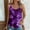 Purple#3, variant on GaThRRgYP Women's Sleeveless Off-Shoulder Top,2025 Women's Spring and Summer New Tank Neck Print Casual Fashion Top Purple S