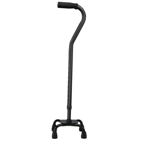 - Carex Offset Quad Cane Small Base, Black