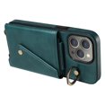 thumbnail image 2 of Wallet Style Litchi Texture Pu+tpu Kickstand Phone Case Gift compatible Iphone 15 Pro Max With Shoulder Strap, 2 of 5