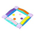 thumbnail image 4 of Barras de equilibrio para niños, de obstáculos, juegos de suelo que promueven el equilibrio, coordinación de fuerza, regalos antideslizantes, 4 of 8