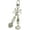 White, variant on Cute Keychain Aesthetic Keychain Accessories for Women Preppy Backpack Phone Charm Keychain Emo Grunge Accessories