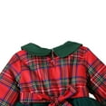 thumbnail image 6 of XBASW Toddler Girls Christmas Dress with Bowknot Fall Winter Plaid Tulle Princess Dresses for Kids 1-8T, 6 of 7