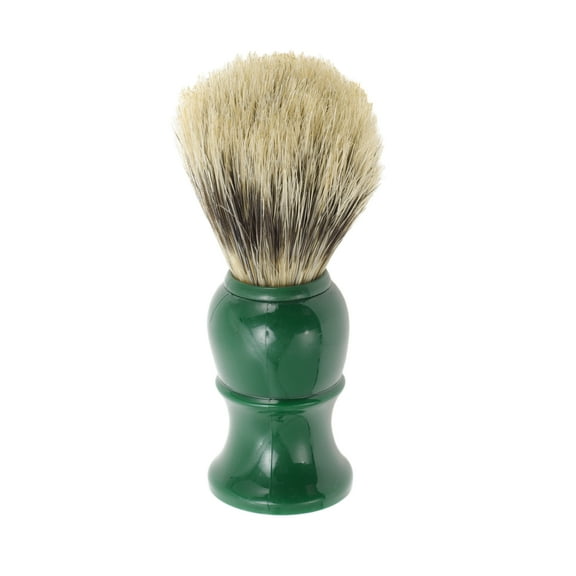 Unique Bargains 1 Pc Durable Shaving Brush for Home 3.74"x1.3" Green Polystyrene Handle Nylon Hair