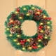 thumbnail image 5 of Guirnalda de Navidad de 16 pulgadas con conos de pino Fruta roja Feliz Navidad Guirnalda colgante Gu Abody 40cm/Sin luz de cordel, 5 of 7