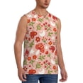 thumbnail image 2 of Haiem Men's Dragonfly Mushroom Print Tank Tops Summer Sleeveless Cut Off Workout T-Shirts Fitness Vest Athletic Undershirts-Small, 2 of 8