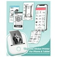 thumbnail image 6 of Mini Printer Sticker Printer Portable Thermal Printer Inkless Sticker Maker Machine Bluetooth Printer Phone Printer, 6 of 6