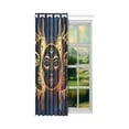 thumbnail image 2 of MKHERT Moon Sun Blackout Window Curtain Drapes Bedroom Living Room Kitchen Curtains 52x84 inch, 2 of 3