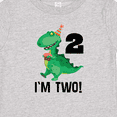 thumbnail image 4 of Inktastic 2nd Birthday Dinosaur 2 Year Old Boys Baby T-Shirt, 4 of 5
