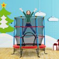 thumbnail image 2 of Qaba Kids Trampoline, Indoor Outdoor Exercise Fitness Equipment, Multi-coloured, 2 of 10