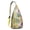 Yellow-24, variant on Hawaiian Tropical Island Sling Backpack – Exotic Palm Leaf & Flower Design, Anti-Theft Water-Resistant Shoulder Bag