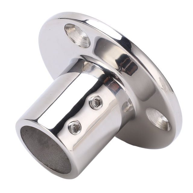 Pasamanos De Barco De Acero Inoxidable 316, Base Redonda, Brillo De Espejo, Rendimiento Estable, Accesorios Marinos, Para Adecuado Montaje En Soporte De Pared De Reposabrazos
