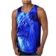 thumbnail image 3 of Mens Camisetas Algodón Impreso sin Mangas Chaleco Tanque, Cuello Redondo Casual para Al Aire Libre, Diario Y Primavera Verano Desgaste, 3 of 7