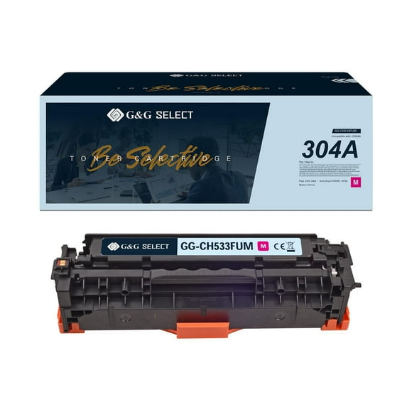 G&G Select HP CC533A Remanufactured Magenta Toner Cartridge