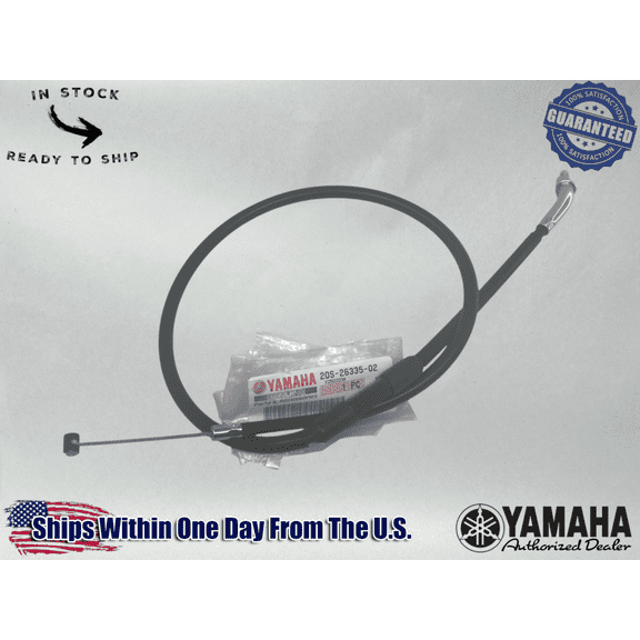 Yamaha Genuine OEM 2009-17  FZ6R FZ 6R LH CLUTCH CABLE ASSEMBLY 20S-26335-02-00