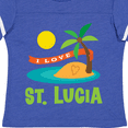 thumbnail image 4 of Inktastic I Love St Lucia Boys or Girls Toddler T-Shirt, 4 of 5