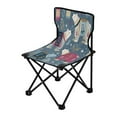 thumbnail image 2 of 600D Oxford Camping Chair Portable Foldable Chair Supports 220 lbs for Picnic, Fishing, Backpacking Polar Bear Pattern, 2 of 8