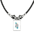 thumbnail image 1 of todas las estrellas brillar a tu cita collar a mano colgante de cuerda de cuero Unbranded M, 1 of 3