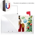 thumbnail image 3 of Merry Christmas Nutcracker Christmas Tree Decoration Mailbox Cover With Magnetic Strip Winter Holiday Mailbox Wraps Post Letter Box Cover Standard Size 21" X 18" for Garden Outdoor Yard Decor, 3 of 6