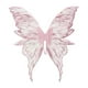 thumbnail image 1 of Butterfly Wing Accesorios de disfraces lindos para el espectáculo de moda del juego de roles Halloween Rosa, 1 of 8