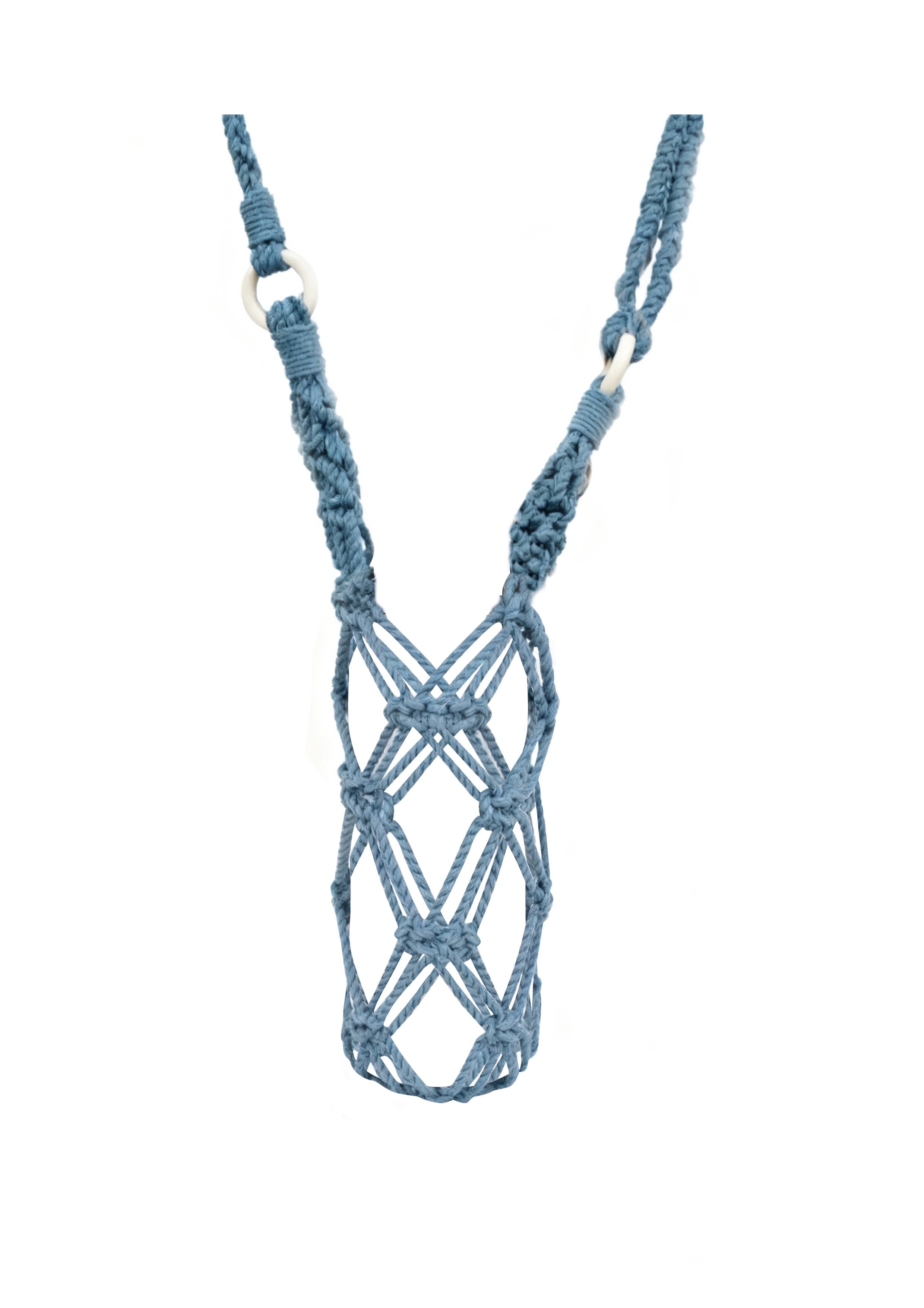 Hillfolk Macrame Bottle Craft Kit with Natural Twine and Beads