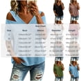 thumbnail image 5 of Setooff Womens Shirts, Cut Out Shoulder V Neck Short Sleeve Tops, Solid Oversized Tshirts for Women Casual Summer Blouse, 5 of 6