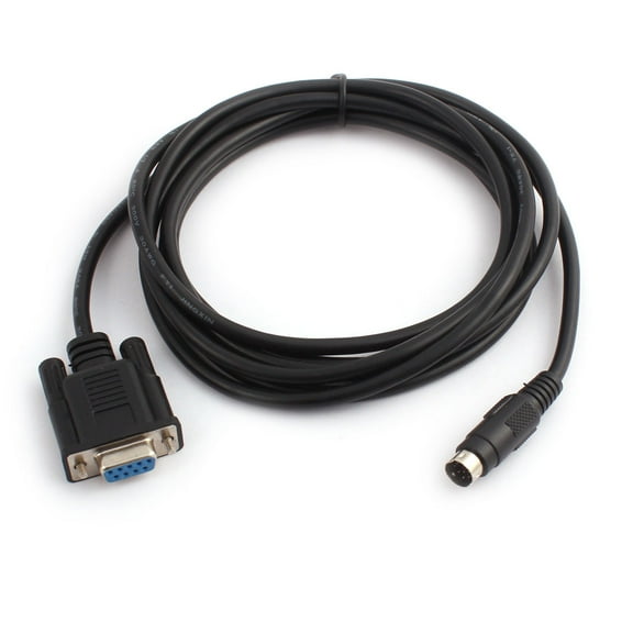 2.5M 8P Mini Din Male to Female DB9 RS232 PLC Programming Cable for GPW-CB02