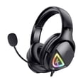 thumbnail image 1 of Audífonos Gamer Diadema Con Micrófono Led Rgb negro, 1 of 5