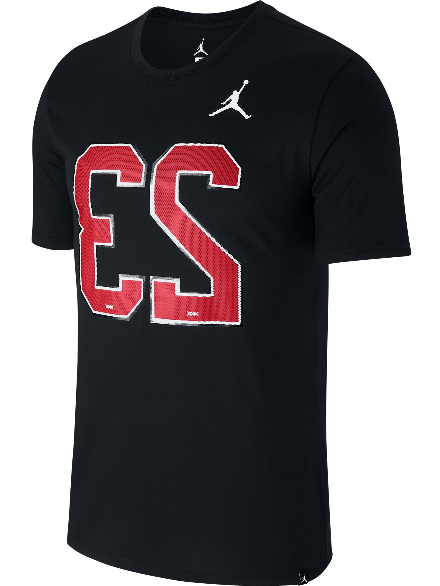 Jordan 23 Men's Basketball Shortsleeve T-Shirt Black/Red/White 926208 ...