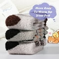 thumbnail image 5 of GZhLonKiMa 5 Pairs Fuzzy Socks for Women - Fluffy Socks Women, Cozy Socks for Women Slipper Socks, 5 of 9