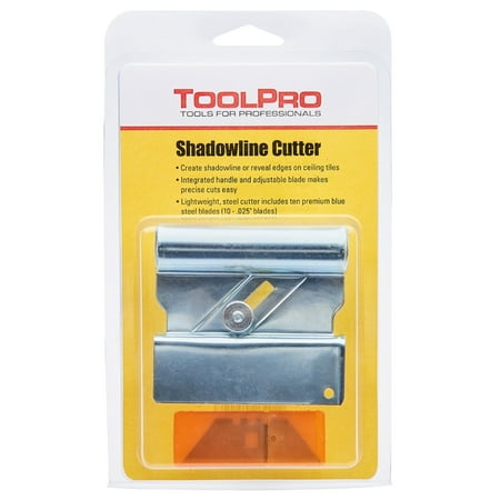 ToolPro Shadowline Ceiling Tile Cutter - Includes 5 Replacment Blades