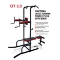 Health Gear's Cross Training Tower Bench System, CFT 3.0, Black Home